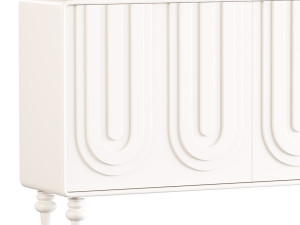 Cream style shoe cabinet 3D Модель