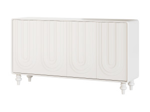 Cream style shoe cabinet 3D Модель