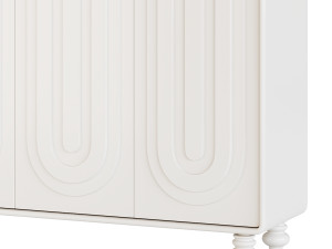 Cream style shoe cabinet 3D Модель