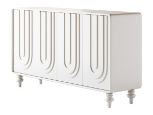 Cream style shoe cabinet 3D Модель