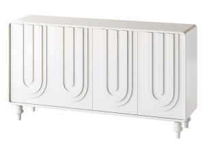 Cream style shoe cabinet 3D Модель