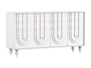 Cream style shoe cabinet 3D Модель