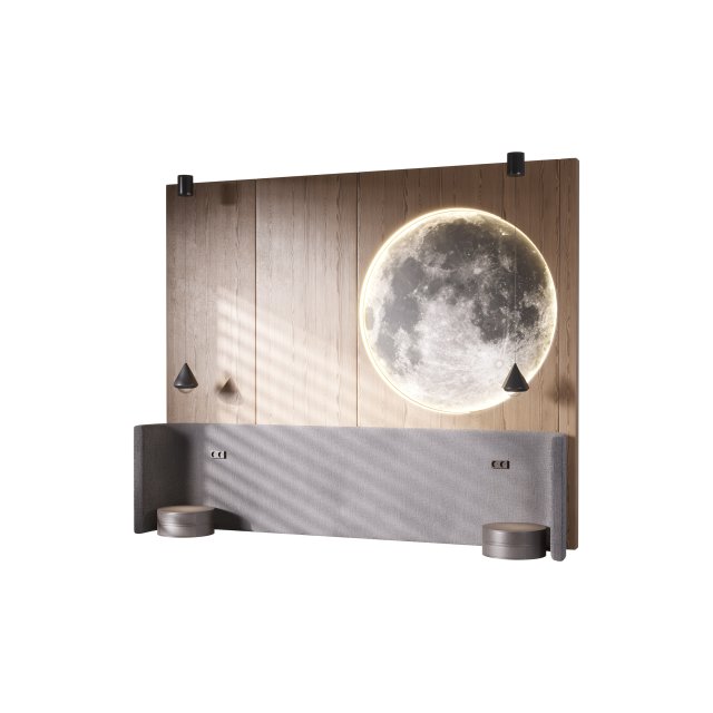 Decorative Wall 01 3D 모델 .c4d .max .obj .3ds .fbx .stl .blend 