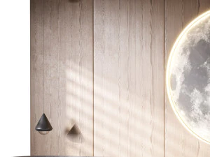 Parete decorativa 01 Modello 3D