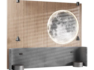 Parete decorativa 01 Modello 3D