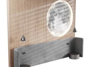 Parete decorativa 01 Modello 3D