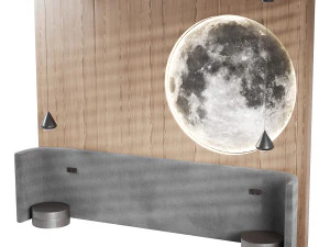 Parete decorativa 01 Modello 3D