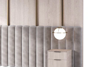 Parete decorativa 02 Modello 3D