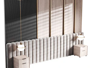 Parete decorativa 02 Modello 3D