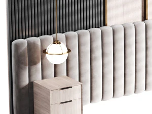 Parete decorativa 02 Modello 3D