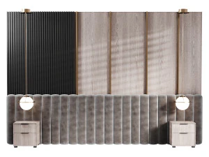 Parete decorativa 02 Modello 3D