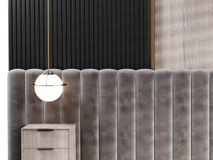 Parete decorativa 02 Modello 3D