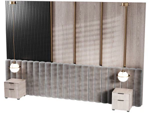 Parete decorativa 02 Modello 3D