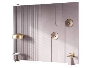 Decorative Wall panel 05 3D Model