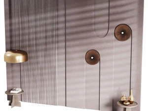 Decorative Wall panel 05 3D Model