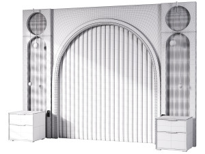 Decorative Wall panel 07 3D 모델