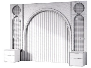 Decorative Wall panel 07 3D Model