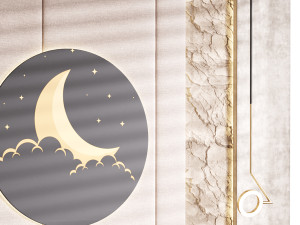Decorative Wall panel 09 3D Model