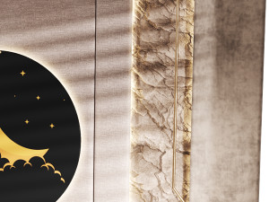 Decorative Wall panel 09 3D Model