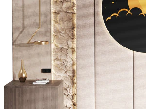 Decorative Wall panel 09 3D Model