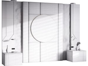 Decorative Wall panel 09 3D Model