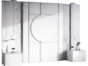 Decorative Wall panel 09 3D Model