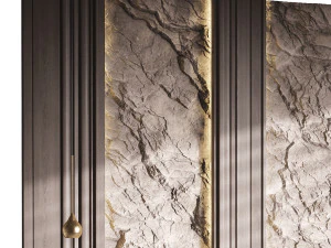 Pannello murale decorativo 10 Modello 3D