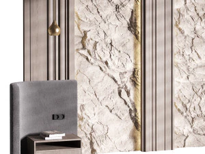 Pannello murale decorativo 10 Modello 3D