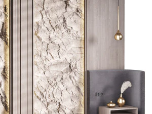 Pannello murale decorativo 10 Modello 3D