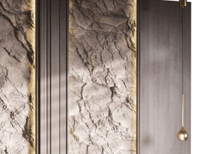 Pannello murale decorativo 10 Modello 3D