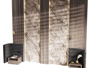 Pannello murale decorativo 10 Modello 3D