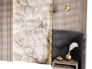 Pannello murale decorativo 10 Modello 3D