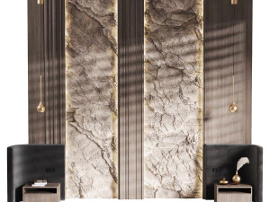 Pannello murale decorativo 10 Modello 3D