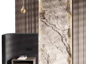 Pannello murale decorativo 10 Modello 3D