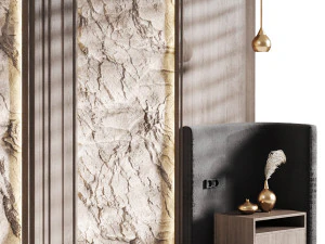 Pannello murale decorativo 10 Modello 3D