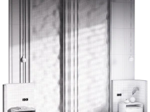 Pannello murale decorativo 10 Modello 3D