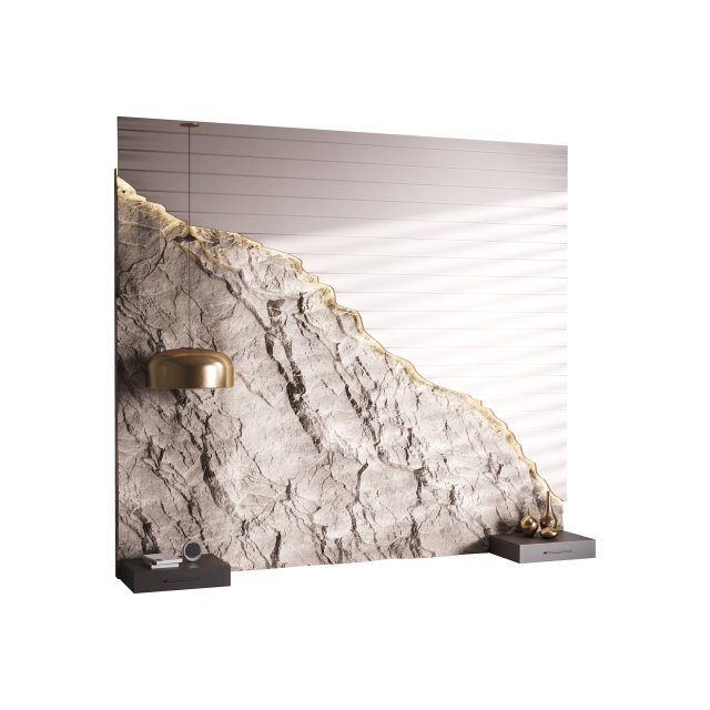 Decorative Wall panel 12 3Dモデル .c4d .max .obj .3ds .fbx .stl .blend 
