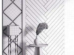 Decorative Wall panel 15 3D Model