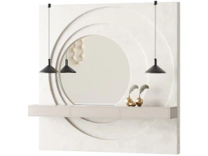 Dekoratives Wandpaneel 16 3D Modell