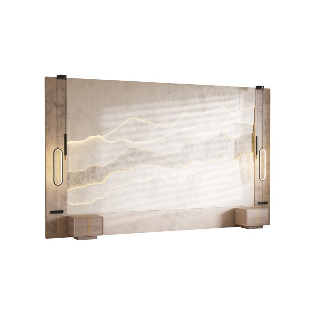 Decorative Wall panel 17 Modèle 3D .c4d .max .obj .3ds .fbx .stl .blend 