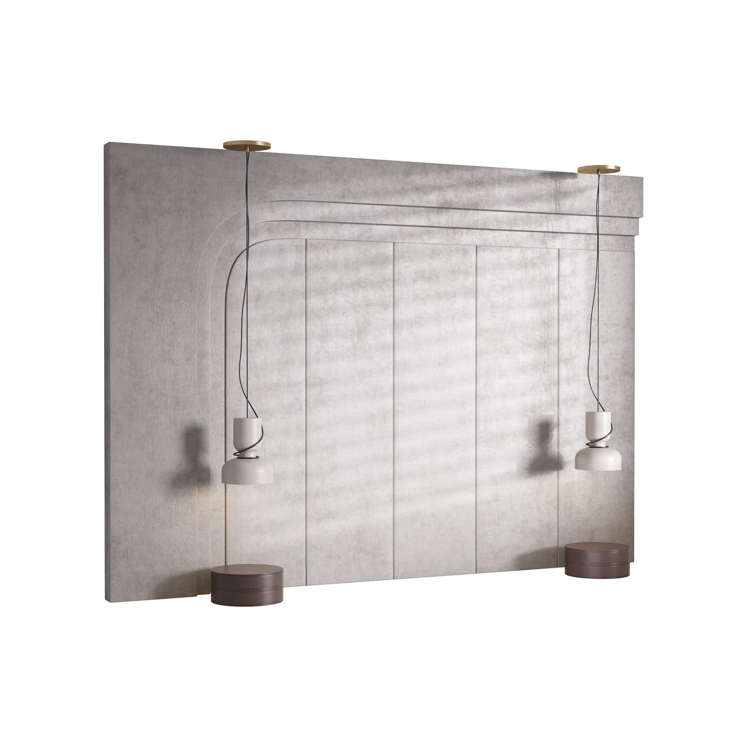 Decorative Wall panel 20 3D Model .c4d .max .obj .3ds .fbx .stl .blend 