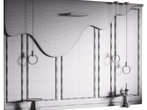 Decorative Wall panel 21 Modello 3D