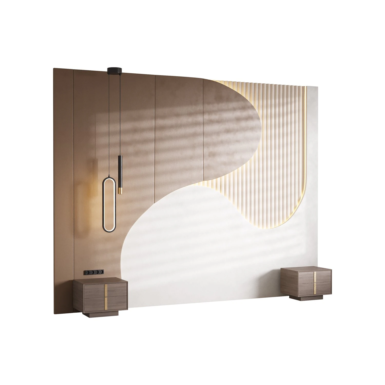 Decorative Wall panel 25 3D Model .c4d .max .obj .3ds .fbx .stl .blend 