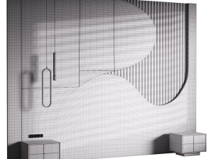 Decorative Wall panel 25 3D 模型
