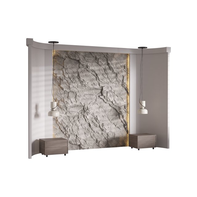 Decorative Wall panel 26 Modelo 3D .c4d .max .obj .3ds .fbx .stl .blend 