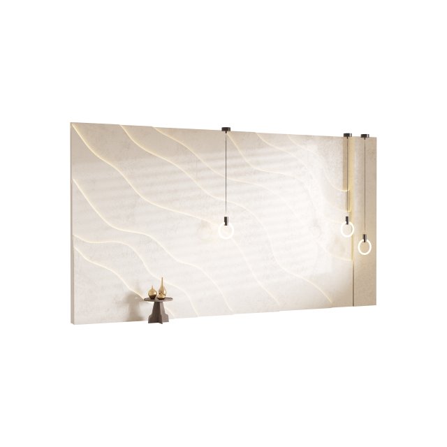 Decorative Wall panel 29 3D Model .c4d .max .obj .3ds .fbx .stl .blend 