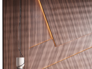 Декоративная настенная панель 31 3D Модель