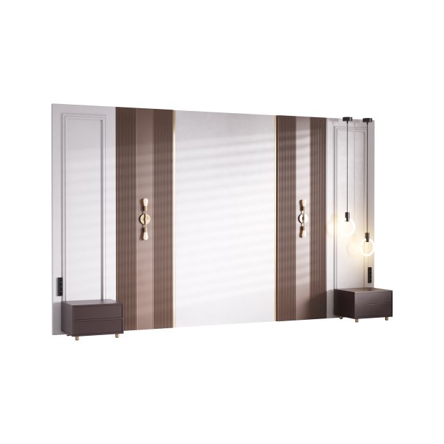 Decorative Wall panel 32 3Dモデル .c4d .max .obj .3ds .fbx .stl .blend 
