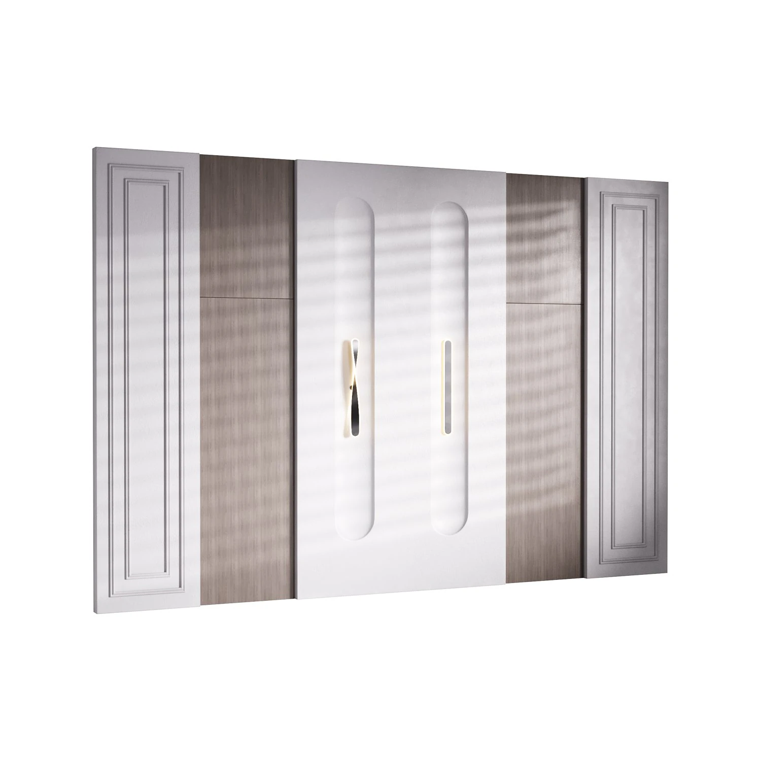 Decorative Wall panel 34 3D Model .c4d .max .obj .3ds .fbx .stl .blend 