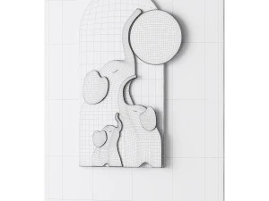 Decorative Wall panel 37 3D Model